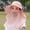Pink, variant on Dyfzdhu Women Outdoor Sport Fishing Hiking Hat Uv Protection Face Neck Flap Sun Cap Hat