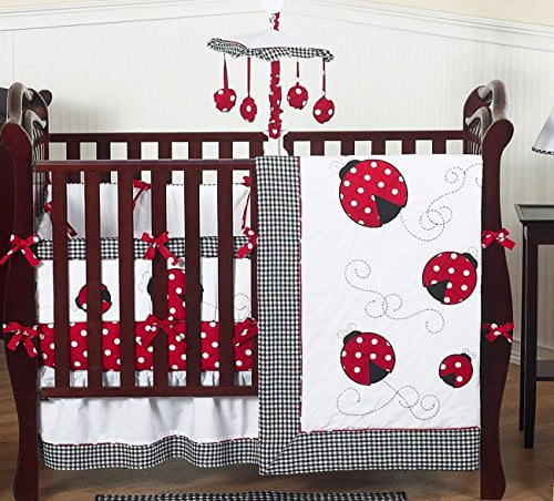 ladybug crib set walmart
