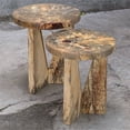 thumbnail image 3 of Uttermost Tables Gigognes en Bois de Tamarin Naturel (Ensemble de 2), 3 of 9