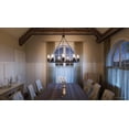 thumbnail image 2 of Urban Ambiance Luxury Farmhouse Chandelier, Size: 34-1/2"H x 36"W, with Transitional Style Elements, Charcoal Finish, UHP2245, 2 of 4