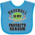 thumbnail image 3 of Inktastic Baseball is My Favorite Season Boys or Girls Baby Bib, 3 of 4