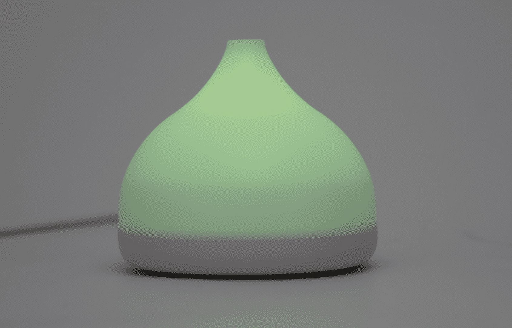 Mainstays Teardrop Fan LED Color Changing White Diffuser - Add your Own Scent