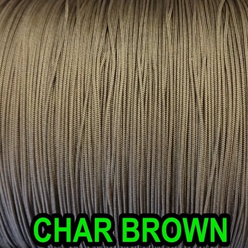 60 FEET:1.8 MM CHAR BROWN LIFT CORD for ROMAN/PLEATED shade & HORIZONTAL blind 
