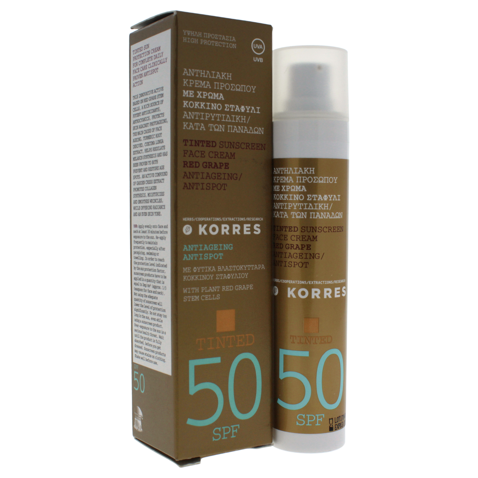 korres tinted sunscreen