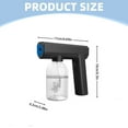 thumbnail image 3 of Portable Fogger Machine Handheld Rechargeable Steam Sprayer For Home Garden Black Spray, 3 of 8