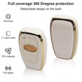 thumbnail image 3 of Eleganaccy Para Subaru Key Fob Cover Soft Full Protection Key Case Shell Con Llavero Compatible Con Ascent Brz Crosstrek Forester Impreza Legacy Outback Wrx Sti (Blanco), 3 of 6