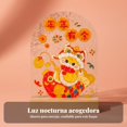 thumbnail image 2 of Abbraccia Kit artesanal de pintura en vidrio DIY con luz nocturna, lámpara de mesa creativa, set de colorear para niños, regalo festivo, 2 of 6