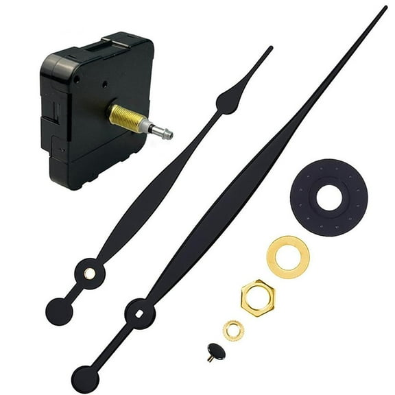 YIEMEEN High Torque Clock Movement Kits with Long Spade Hands for Wall Clock Repair Part