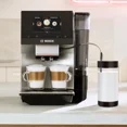 thumbnail image 1 of Bosch 800 Series Fully Automatic Espresso, Coffee & Cold Brew Machine with Built-In Grinder, Milk Frother & Touchscreen Display - Refurbished Excellent, 1 of 7