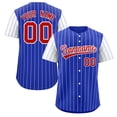 thumbnail image 3 of Camiseta de béisbol personalizada con estampado de rayas y nombre del equipo y número, camiseta deportiva para hombres y niños, 3 of 5