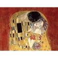 thumbnail image 3 of Gustav, Klimt 18x15 Black Modern Framed Museum Art Print Titled - The Kiss, detail (Red variation), 3 of 5