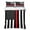 Black Red, variant on King Quilt Set 96''x106'', Red White Stripe Fireman American Flag Lightweight Bedspread Coverlet with 2 Pillow Shams, Fire Fighter USA Flags Breathable All Season Quilt Bedding for Bedroom/Guest Room