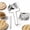 1*L, variant on Stainless Steel Dumpling Wrapper Cutter, 304 Stainless Steel Dumpling Maker & Dough Cutter Set, Chinese Dumplings Wrapper Skin Dough Cutters for Gyoza, Pierogi, Ravioli-Roll, Non-Stick Surface