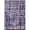 thumbnail image 1 of Ahgly Company Indoor Rectangle Mid-Century Modern Purple Oriental Area Rugs, 4' x 6', 1 of 6