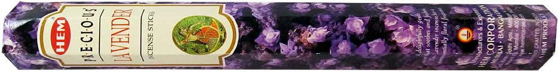 HEM Precious Lavender Bulk 360 Sticks Incense, 3 Boxes - (360 sticks bulk per order)