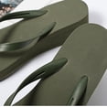 thumbnail image 6 of Yuanlong Women's Sandals EVA Wedge Platform Flip Flops Thong Sandals Non Comfort Sleek Summer Beach Casual Slides, 6 of 7