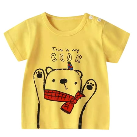 

KI-8jcuD Toddler Boy Short Sets Children Kids Toddler Baby Boys Girls Cute Cartoon Animals Short Sleeve Blouse Top T Shirt Outfits Clothes Olive Top Quick Pack Neck Pack Long Sleeve Shirt Boys 8 7 S