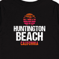 thumbnail image 4 of Inktastic Sunset Huntington Beach Girls Long Sleeve Toddler T-Shirt, 4 of 5