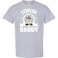thumbnail image 3 of Inktastic Leveled Up to Daddy with Game Controller T-Shirt, 3 of 5