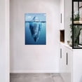 thumbnail image 2 of Success Inspirational Wall Art Motivation Entrepreneur Quotes Canvas Painting Iceberg Pictures Posters and Prints Artwork Modern Inspiring Office Decor Living Room Gym Decorations Framed 12x18, 2 of 6