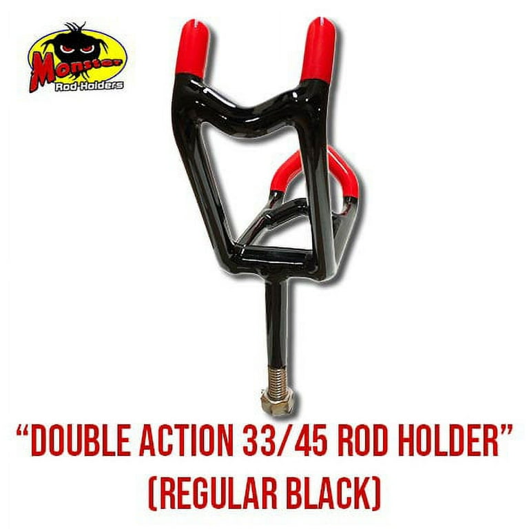 Double Action 33/45 Rod Holder, Right-Handed, 4 Original Black 