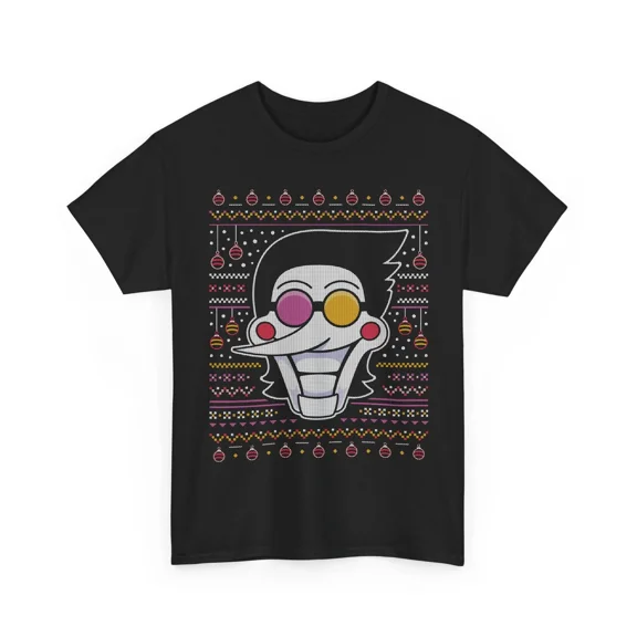 Spamton Ugly Sweater Unisex T-Shirt. Deltarune Video Game. Christmas. Xmas.