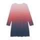 thumbnail image 4 of Odeerbi Niñas Manga Larga Gradiente Ballet Vestidos Stretchy A Line Twirly Skater Vestido Escuela Recital Cuello Redondo Vestido, 4 of 4