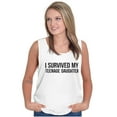 thumbnail image 3 of I Survived My Teenage Daughter Funny Tank Top T Shirts Men Women Brisco Brands M, 3 of 6