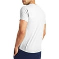 thumbnail image 2 of Hanes T-Shirt à Manches Courtes Col Rond X-Temp pour Hommes, Lot de 2, 2TG, Blanc, 2 of 4