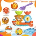 thumbnail image 7 of sixwipe Bath Toys for Toddlers 1-3, Kids Bathtub Toy Bear Water Tub Toys for Shower Bath Time Toys to Boys Girls Baby Kids Infant Preschool Learning Gift, 7 of 7