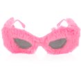 thumbnail image 3 of Gafas de sol de diseño de peluche, gafas de moda, divertidas gafas de fiesta, decoración, accesorio, 3 of 7