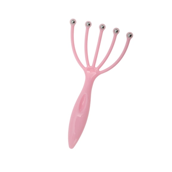 Vocoste 1 Pc Portable Five Claws Head Massager for Home Pink - Relax and Relieve Stress Anywhere