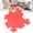 Red, variant on NFTIGB Dog Licking Pad Silicone Slow Feeder Mat Safe Anxiety Relief Placemat for Pet Training Red 9.1 inches / 23 cm