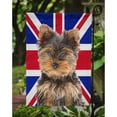 thumbnail image 3 of Yorkie Puppy / Yorkshire Terrier with English Union Jack British Flag Garden Flag, 3 of 5
