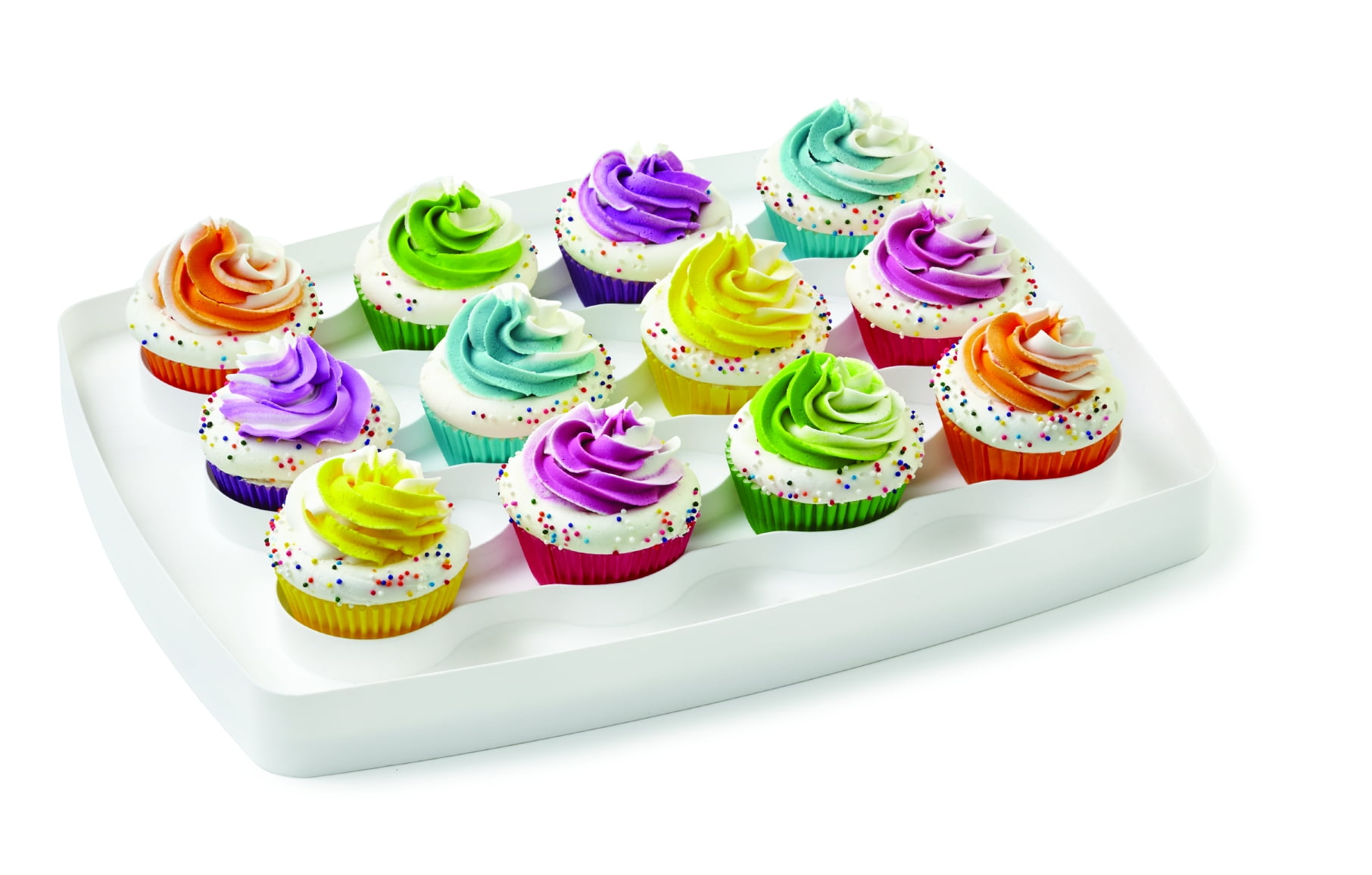 GoodCook Sweet Creations 13 x 9 Cupcake and Cake Carrier, BPA
