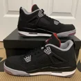 thumbnail image 2 of Ni - ke Ni - ke Air Jordan 4 Golf “Bred” Black Fire Red Cement Grey Sz 11.5 CU9981-002, 2 of 5