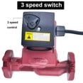thumbnail image 2 of iMeshbean 1/8HP 3Speed Cast Iron Circulator Pump,Outdoor Furnace,Hot water heat,Solar,115V, 2 of 13
