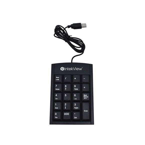 IntekView EK012 USB Numeric Keypad - 1 Each