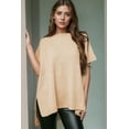 thumbnail image 5 of Womens Tops Casual Short Sleeve Sweater Loose Oversized Shirts Spring Tops for Women XL, 5 of 9