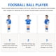 thumbnail image 3 of KAKOWELY 10 figuras de plástico de futbolistas para mesa de fútbol., 3 of 5