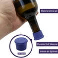thumbnail image 3 of Tapón de botella de 6 uds, tapón de botella a prueba de fugas de silicona multicolor, 3 of 6