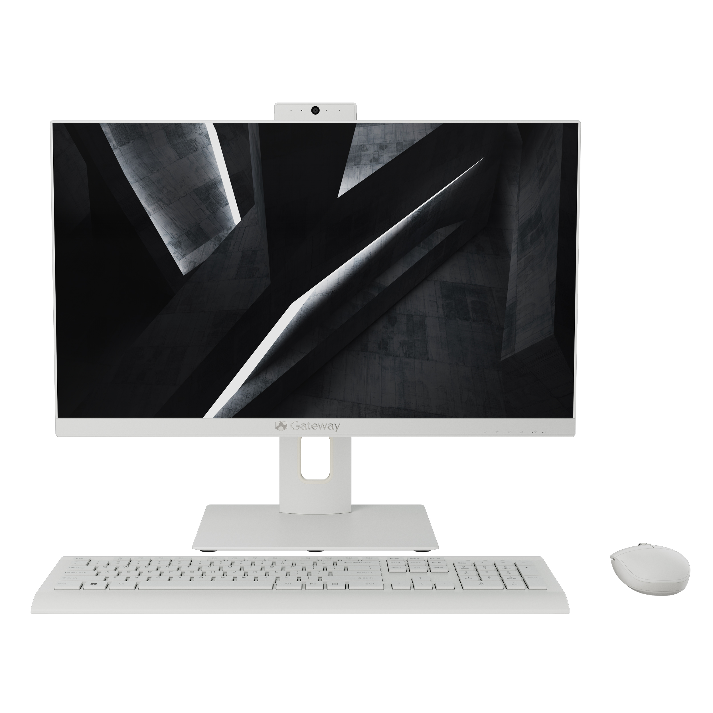 Gateway 23.8" All-in-one Desktop, Fully Adjustable Stand, FHD, Intel Pentium J5040, 4GB RAM, 128GB SSD, 2MP Camera, Windows 11, Microsoft 365 Personal 1-Year Included, Mouse & Keyboard Included, White - image 3 of 11
