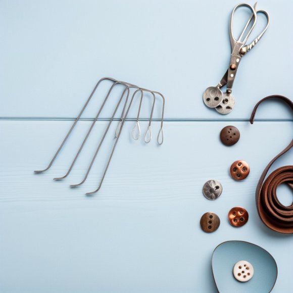AURARMLET 4Ud Agujas Curvadas De Metal Para Ensartar Ideal Para Bricolaje De Joyería En Casa