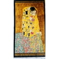 thumbnail image 4 of Gustav Klimt - Kissing - Gold - Robert Kaufman - Quilting Cotton Panel, 4 of 9
