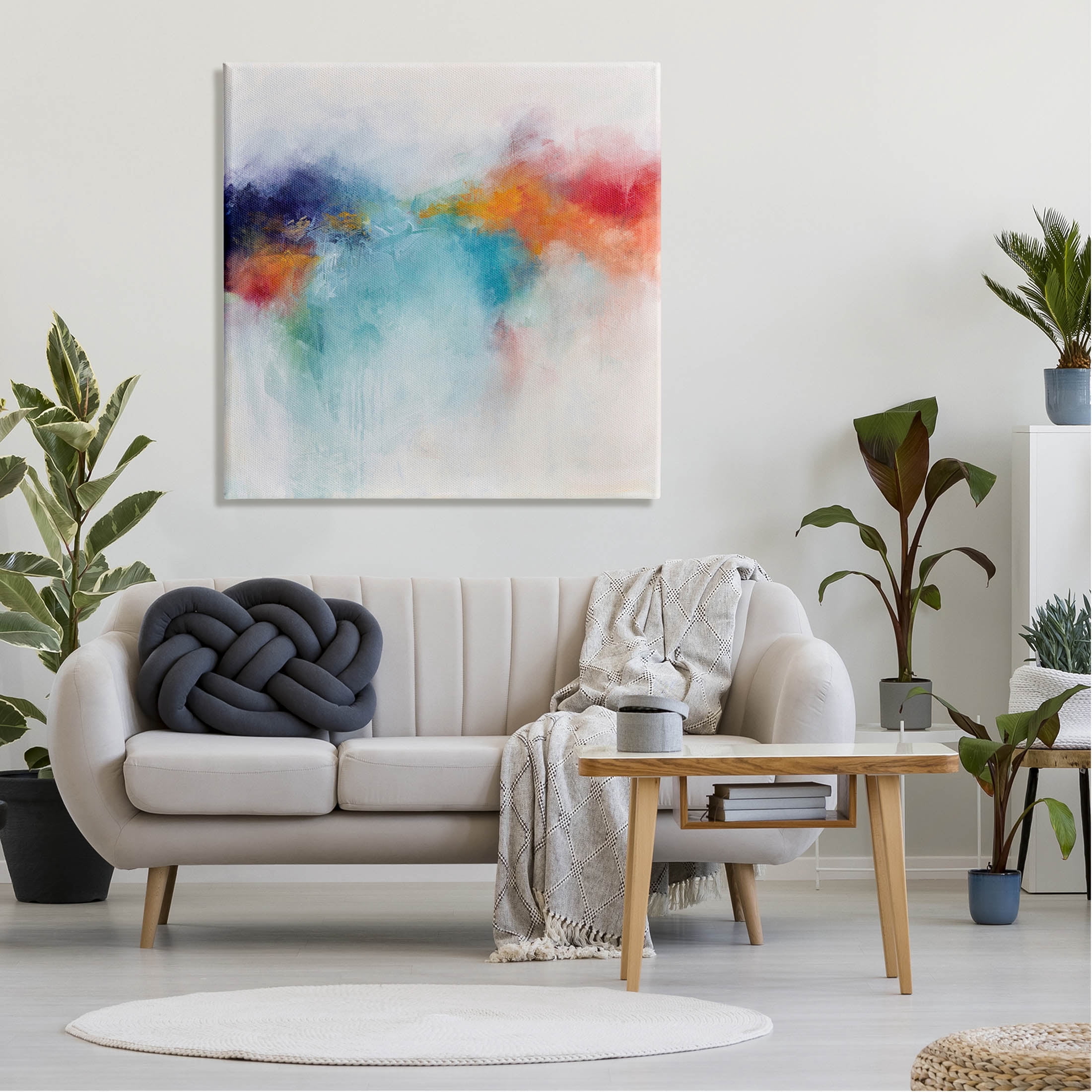 Stupell Industries Vivid Modern Bold Arrangement Painting Gallery Wrapped Canvas Print Wall Art, Design by Karen Hale