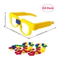 thumbnail image 2 of Gafas Building Bricks Hxezoc DIY, 12 unidades, para fiestas infantiles, 2 of 8