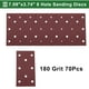 thumbnail image 5 of 70 Pcs Papel de Lija Rectangular 8 Agujeros 180 Grano Hojas de Lijado de Gancho y Bucle Universal para Reacondicionamiento Automotriz 180x95mm Óxido de Aluminio Rojo, 5 of 7