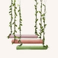 thumbnail image 5 of Bird Swing with Cotton Rope Swing Bridge Wood Hanging for Budgies Training Perch Toy for Birds Cage Decoration, 5 of 12