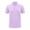 Purple, variant on hoksml Men's Short Sleeve Polo Shirt Solid Color Casual Button Turn-down Collar Top Heavy Weight Tshirts Summer Comfortable Breathable Tee Shirts