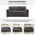 thumbnail image 4 of Jopath 68.1" Cozy Loveseat Sofa, Oversized Comfy Cloud Sofa with Double Cushion Loveseat Sofa Plush Cushion Sofa Couch for Living Room Bedroom Apartment Grey, 4 of 9